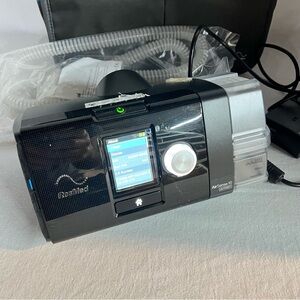 AIRSENSE 10 AUTOSET BLACK SLEEP MACHINE 547 RUN HOURS W/ CASE